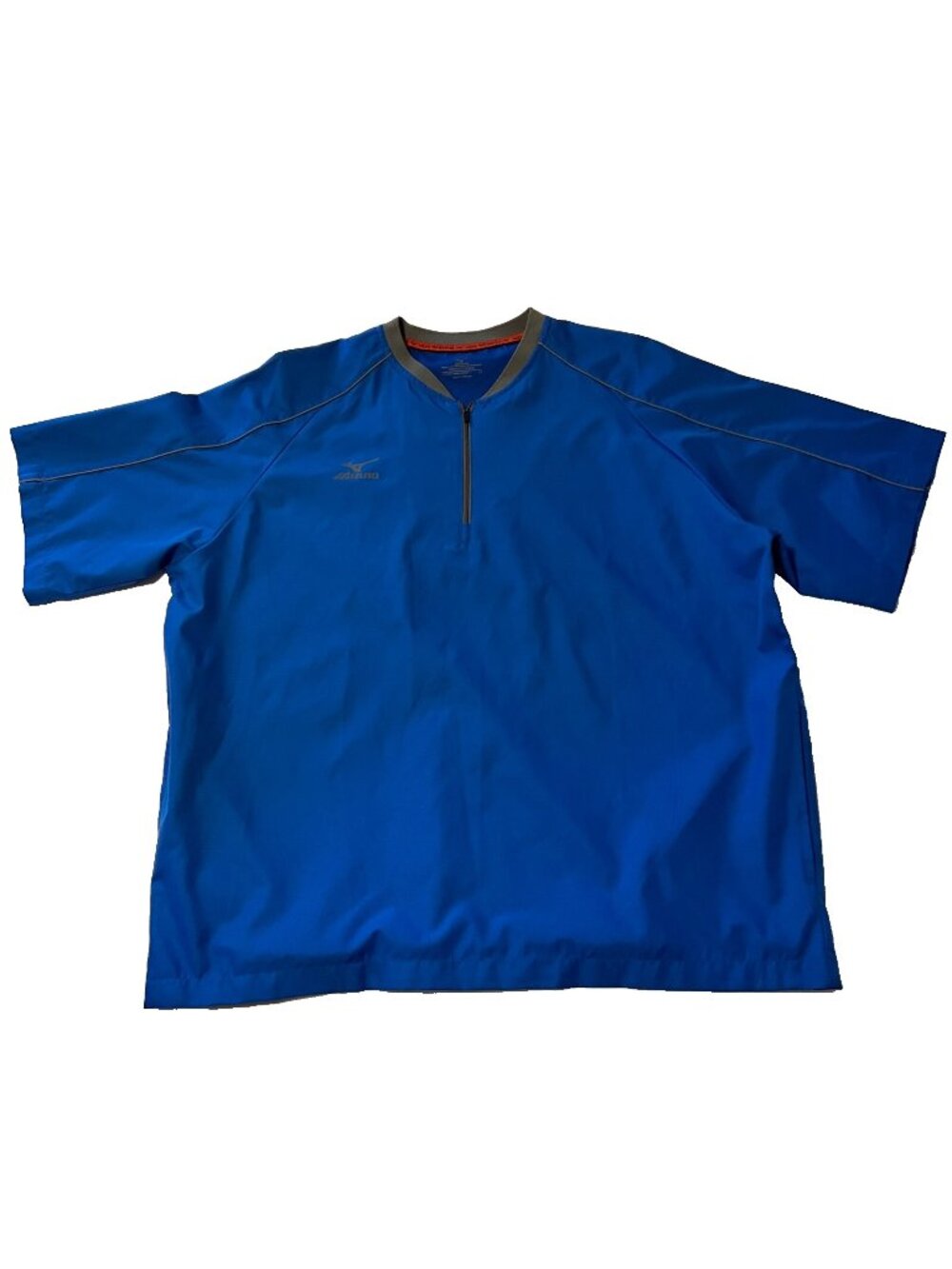 Mizuno Baseball Jacket Windbreaker Men’s Short Sleeve Navy Blue Size Medium